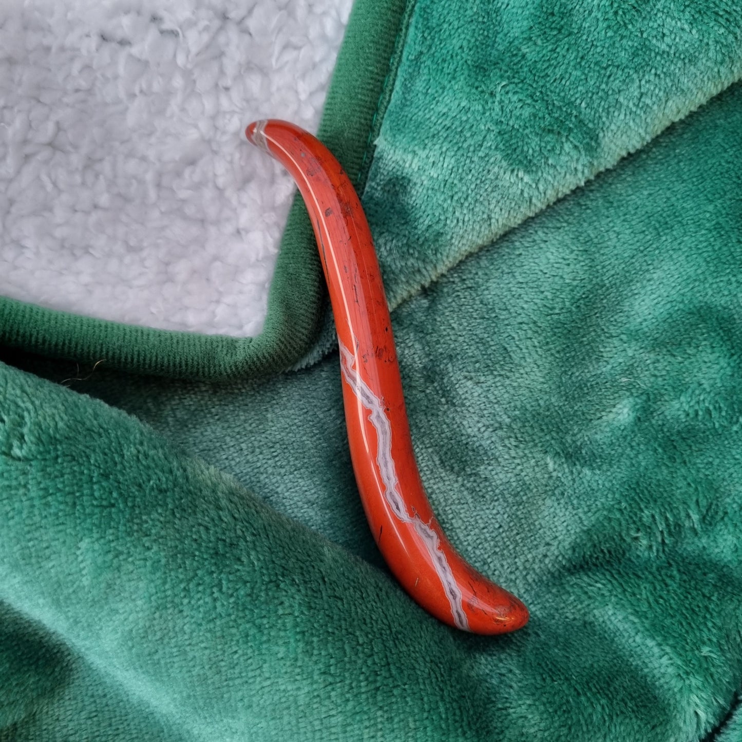 Röd Jaspis G-Spot Kristalldildo - Lilith 1.0