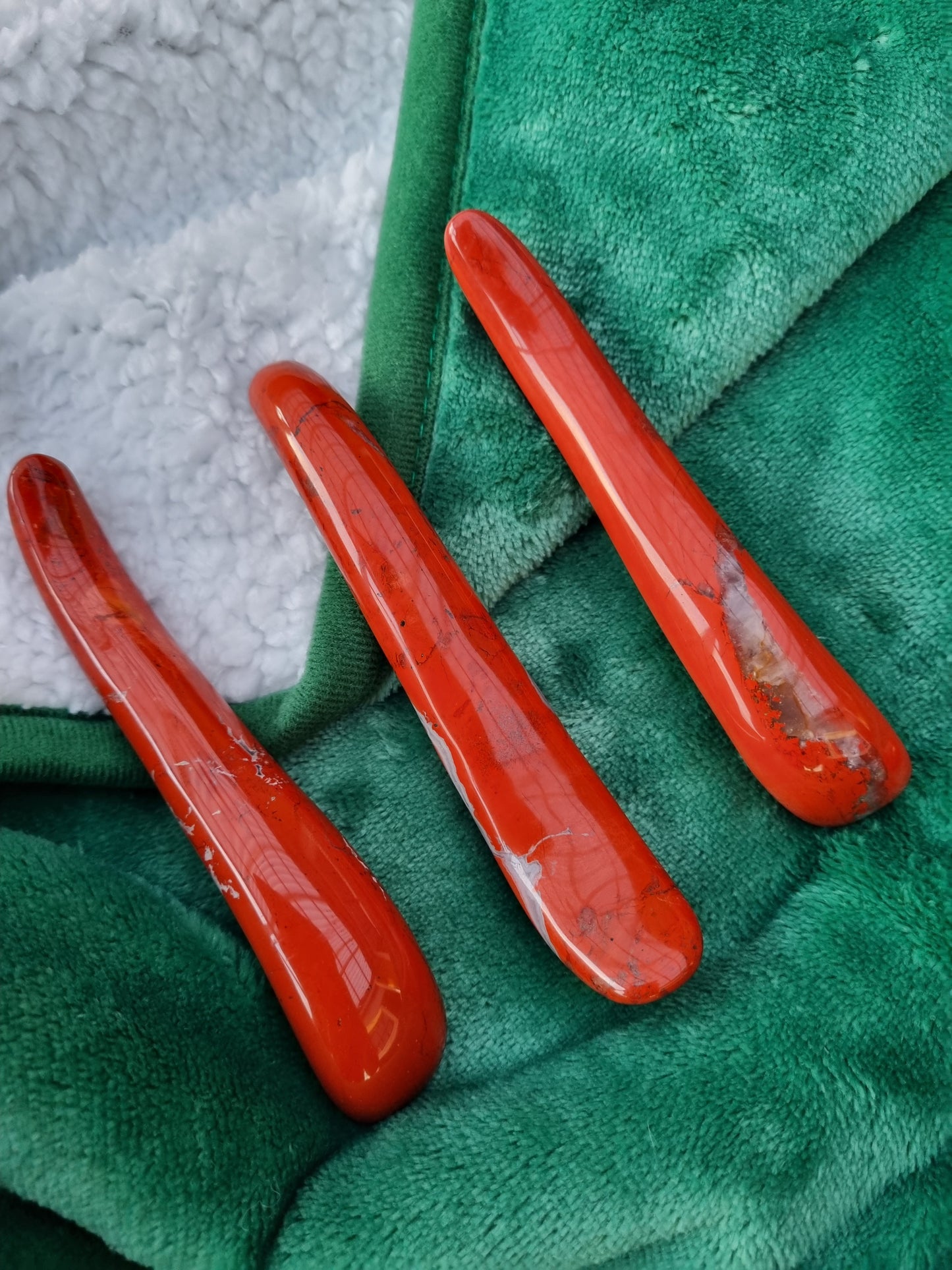Röd Jaspis G-Spot Kristalldildo - Lilith 1.0