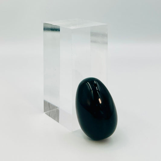 Svart Obsidian Yoniägg