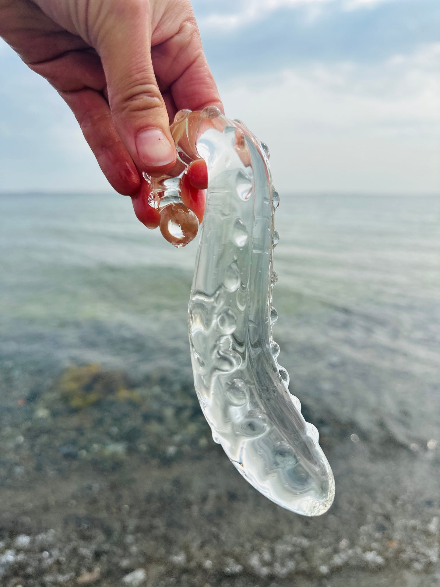 Den Magiska Sprutan™ Glasdildo