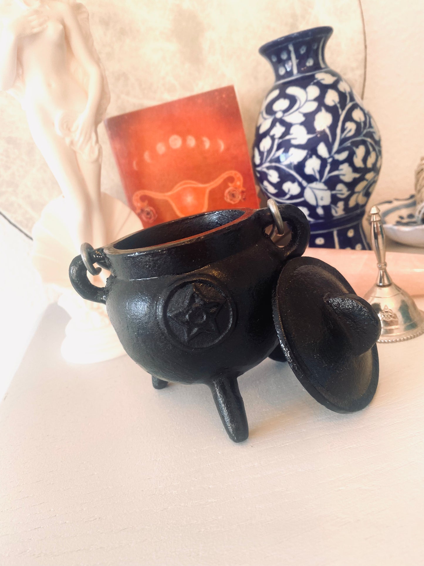Cauldron Häxgryta med pentagram
